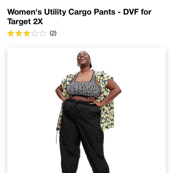 Women's Utility Cargo Pants - DVF for
Target 2X Diane Von Furstenberg - Picture 5 of 5